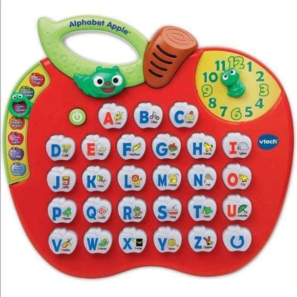 Nwt v tech alphabet apple letters learning game preschool words home school - Picture 3 of 4